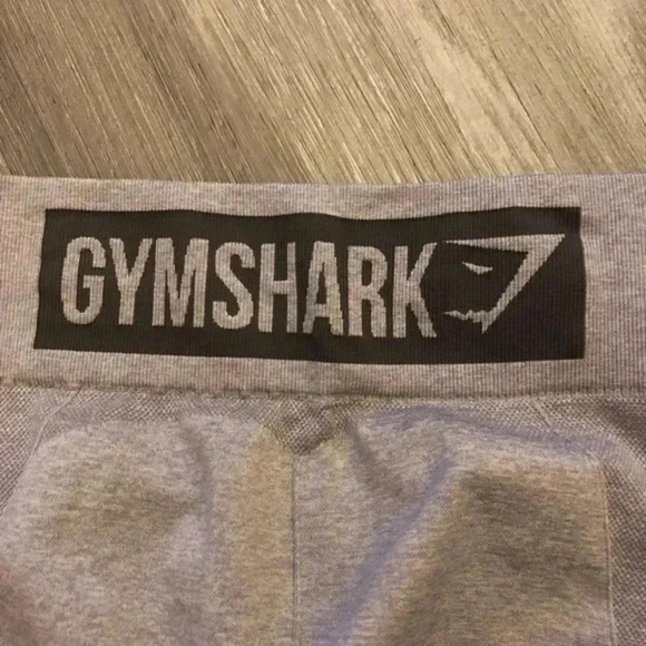 GYMSHARK HIGH WAISTED‎ FLEX LEGGINGS DRY XS CHARCOAL/STEEL BLUE - Picture 5 of 8